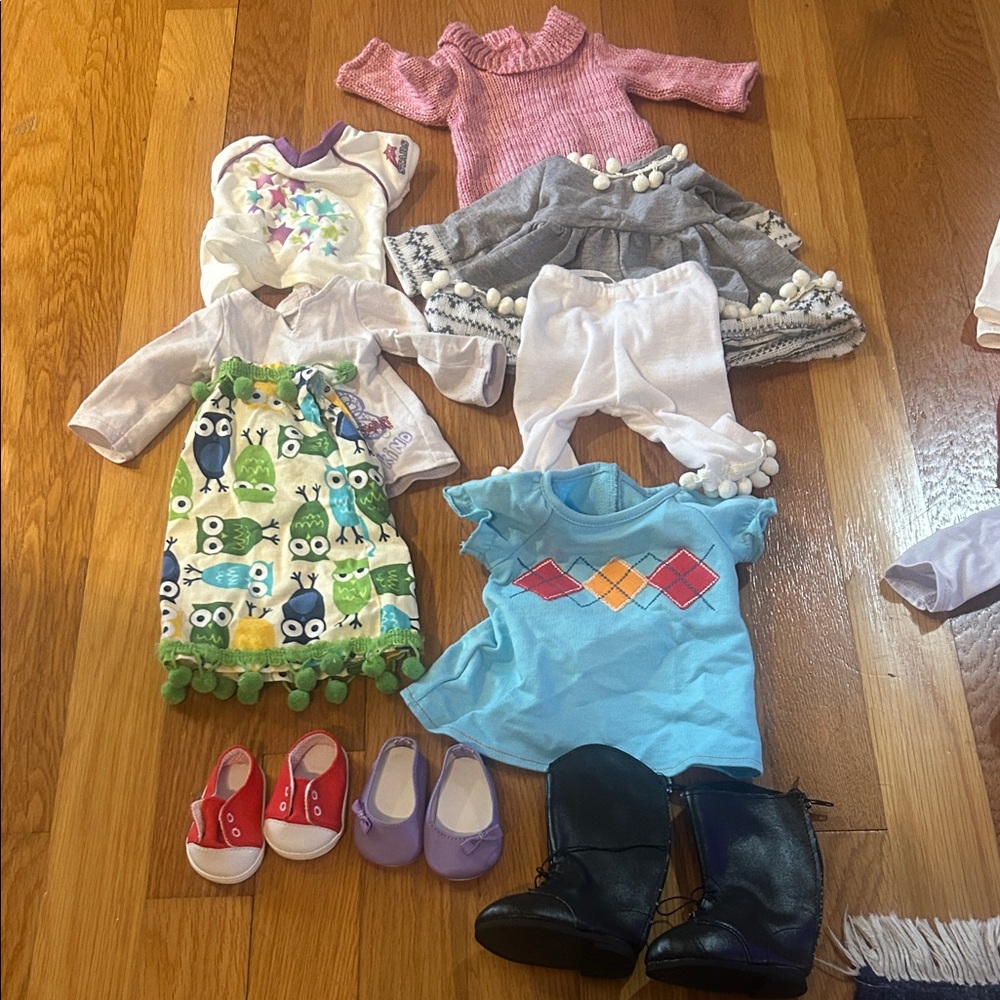 American Girl doll Clothing and Shoe Set